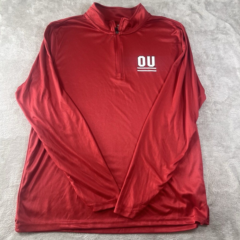 Top Of The‎ World Oklahoma Sooners 1/4 Zip Pullover Size XL
